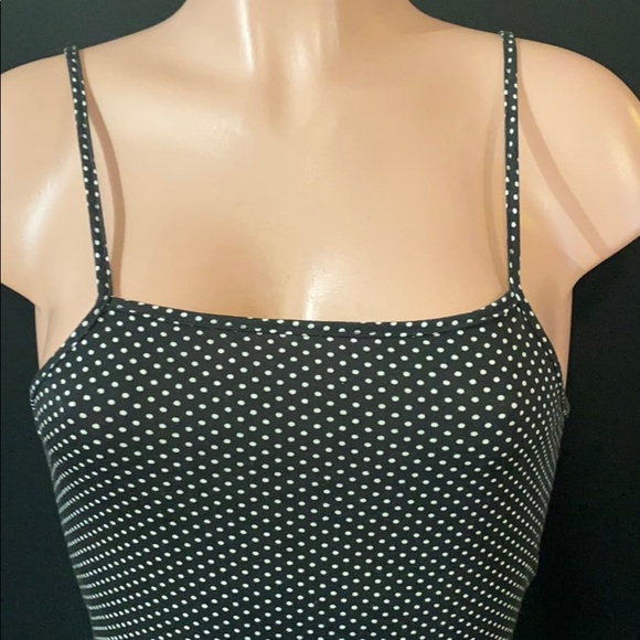 NWT LITTLE BLACK BODYSUIT Polka Dot Top Blouse - Picture 4 of 10